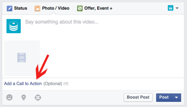 Call To Action Faceboo Live